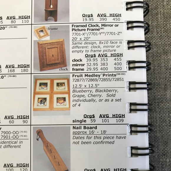 1999 Longaberger Basket Fruit Medley Blackberry Framed Print - Picture 4 of 4